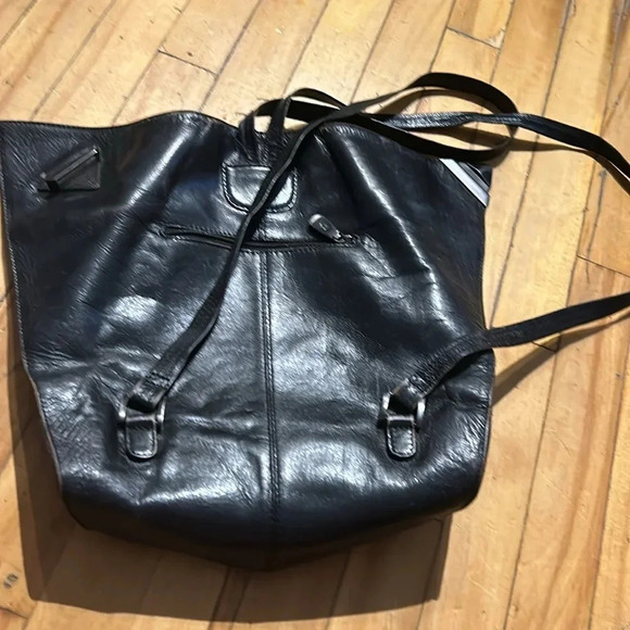 Vintage leather  backpack - Picture 5 of 6